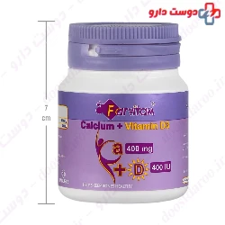Calcium 400 mg Plus Vitamin D3 400 IU Farvitam