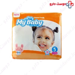 My Baby Size 5 Happy Family 28 diapers
