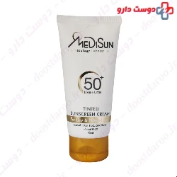 Medisun Tinted Sunscreen Cream SPF50 For Normal And Dry Skins 50 Ml