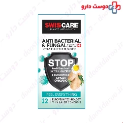 Swiss Care Anti Bacterial & Fungal Condom 12 pcs