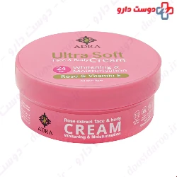  Adra Rose and Vitamin E Ultra Soft Whitening & Moisturisation Face & Body Cream 200ml 