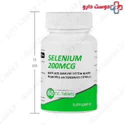 Selenium 200 mcg Gostaresh Milad Pharmed