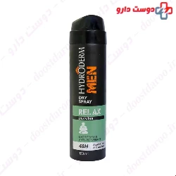 Hydroderm Relax Deodorant And Anti Perspirant Spray For Men 150 ml