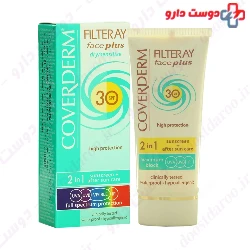 Face Plus Sunscreen Cream SPF30 For Dry And Sensitive Skin Coverderm