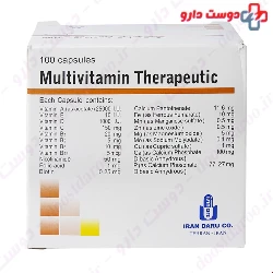 Iran Daru Multivitamin Therapeutic 100 Capsules
