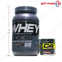 Whey Protein Cor Performance and C4 Ripped Pack 3 Cellucor