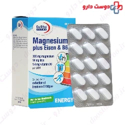 Eurho Vital Magnesium Plus Eisen And B6 60 Tabs