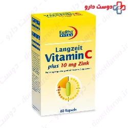 Vit C Pluse Zinc 10mg EuRhoVital 60 Capsule