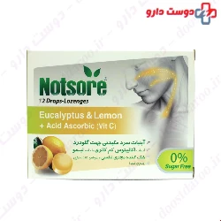 Notsore Cold Sugar Free Sucking Candy 12 Pcs