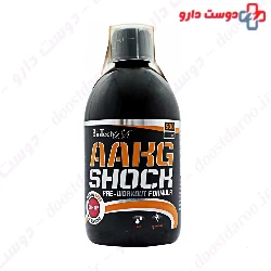 Biotech USA Liquid Arginine Alpha Ketoglutarate Shock (AAKG) ۵۰۰ Ml