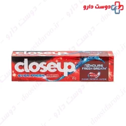 Ever Fresh Red Hot Toothpaste Closeup