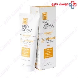 ProDerma Sunvest Sunblock SPF40 Foundation Effect Sensitive Skins 40 ml