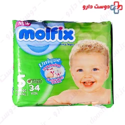 Baby Diapers 5 Unique 3D Technology Molfix