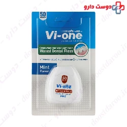 Vi One Waxed Dental Floss 50 m