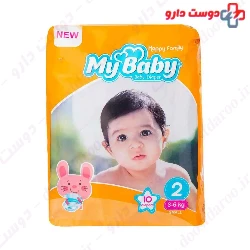 My Baby Size 2 Happy Family 10 diapers