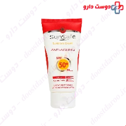 Sunsafe Anti Agening SPF50+ Sunscreen Cream 50 Ml