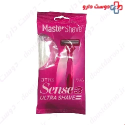  Master Shave Women's self-shaver 3 edges 3 pieces