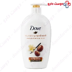Shea utter and warm vanilla scent nourshing wash dove