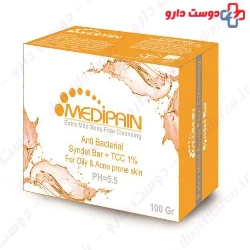 Medipain Anti Bacterial Syndet Bar + TCC 1% 100 Mg