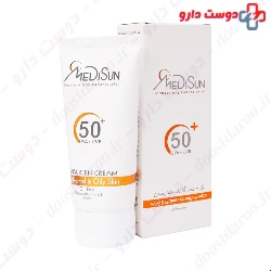 Medisun Sunblock Cream SPF50  Without Color For Normal And Oily Skin 50 Ml