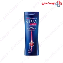 Clear Anti Dandruff Shampoo For Men, 2 in 1 Conditioner, Suitable For All Hair Types 200 Ml
