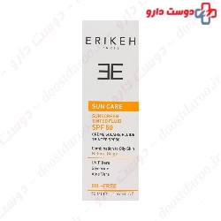 Erikeh Sunscreen cream SPf 50 Fluid For Combination To Oily Skin 50 ml