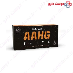 Biotech USA Arginine Alpha Ketoglutarate Elite (AAKG) ۱۲۰ Capsule