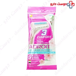 Adroit Three Edged Razors With Soap For Women Pack Of 5