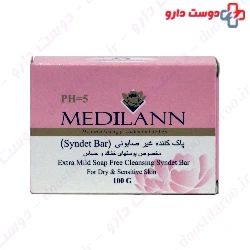 Medilann Soap Free Cleansing Syndet Bar For Dry & Sensitive Skin 100 Mg