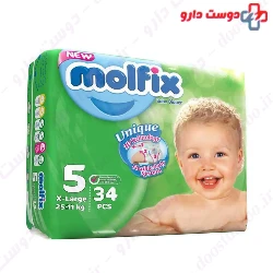 Molfix baby 34 diapers 5