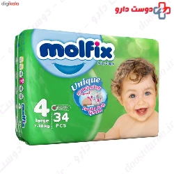 Molfix baby 34 diapers 4 3D technology