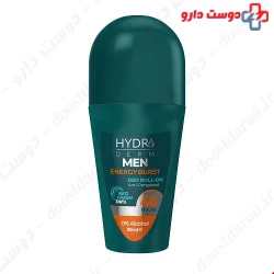Hydroderm Energy Burst Men Deo Roll On Anti Perspirant 50 Ml