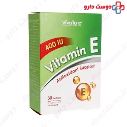 Vitamin E 400 IU 30 Soft Gel VivaTune
