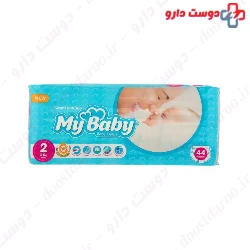 My baby stretchy size 2 44 diapers pach
