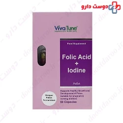 Folic Acid Plus Iodine 60 Capsule VivaTune
