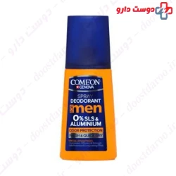 Comeon 0% SLS And Aluminium  Spray For Men 125ml Deodorant