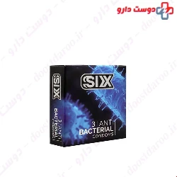 Six Antibacterial condom 3 pcs