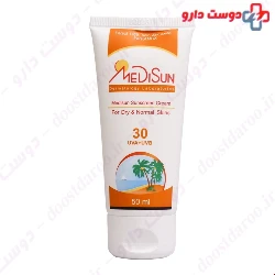 Medisun Sunscreen SPF30 Cream For Dry And Normal Skin 50 Ml