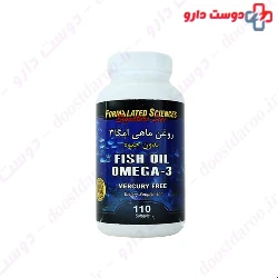 Dana Formalated Sciences Fish Oil Omega3 Mercury Free 110 Softgels 
