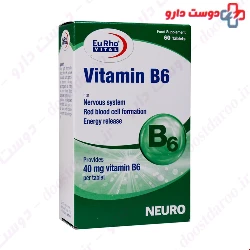 Eurho Vital Vitamin B6 60 Tablets