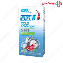 Nach Kodex Cold Challenger 5 in 1 Delay Condom 12 PCS