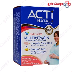 Abian Darou Acti Natal Plus Multivitamin 30 Tablets and 30 Softgels 