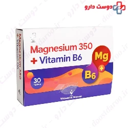 Vitaomin Huse Magnesium 350 Plus Vitamin B6 Tablet