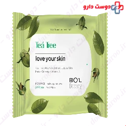 Biol Tea Tree Make Up Remover For Oily Skin 20 Wipes