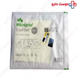 Molnlycke Exufiber Ag+ 15*15 cm foam