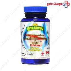 Glucosamine Chondroitin Sulfate And MSM 1300 mg Super Natural