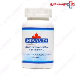 Calcium Carbonate 600 mg with Vitamin D Nova Vita
