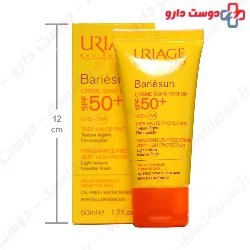 Bariesun Cream Sun Care SPF50 Fragrance Free Uriage