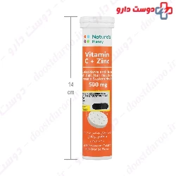 Vitamin C Plus Zinc Effervescent Tablet Natures Plenty
