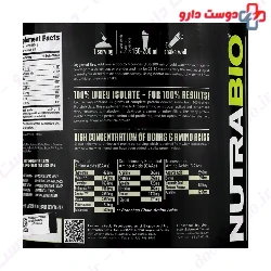 Whey Protein Isolate 907 g Nutra Bio